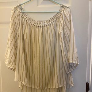 Off the shoulder blouse